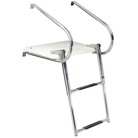 Seachoice Universal Swim Platform With 2-Step Top Mount Ladder 71351